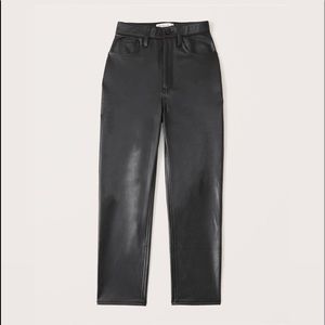 Abercrombie Leather Pant Ankle Length